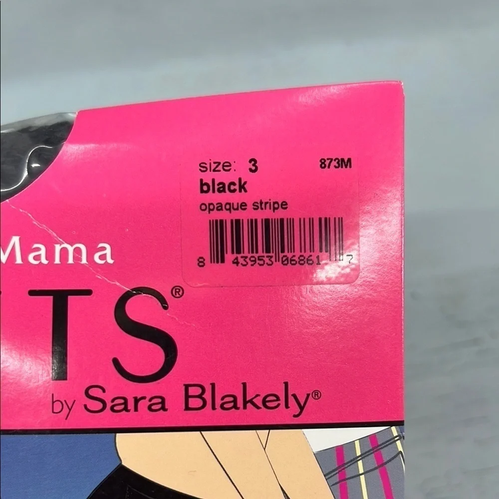 Assets by Sara Blakely Marvelous Mama Maternity Tights Black. Size 3